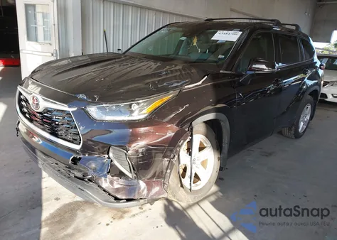 2021 Toyota Highlander L z USA, uszkodzony, nr VIN 5TDCZRBH4MS157706